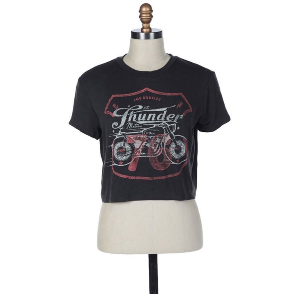 NWT Dry Goods Originality The Thunder Motors Graphic Tee